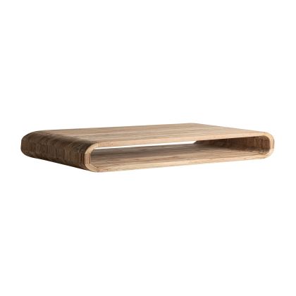 Mesa Centro Madera Reiclacada Curvo, 160 Cm