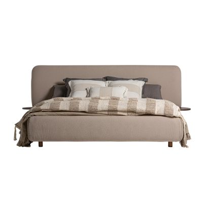 Cama Dayton Poliéster Beige Madera, 253 Cm
