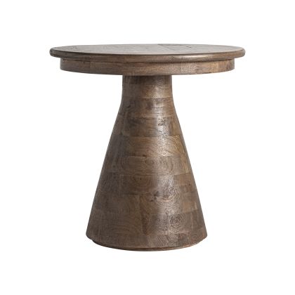 Mesa Auxiliar Takala Madera Mango Marrón, 40 Cm