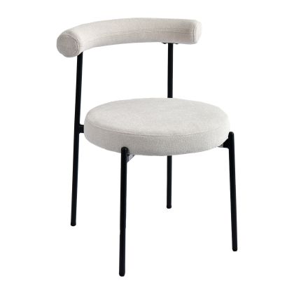 Silla Breville Poliéster Blanco Roto Hierro, 55 Cm