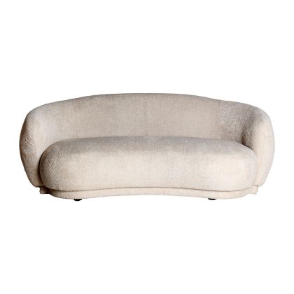 Sofá Wilthen Tejido Poliéster Beige, 191 Cm