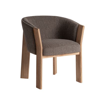 Silla Madera Natural Tejido Topo, 75 Cm