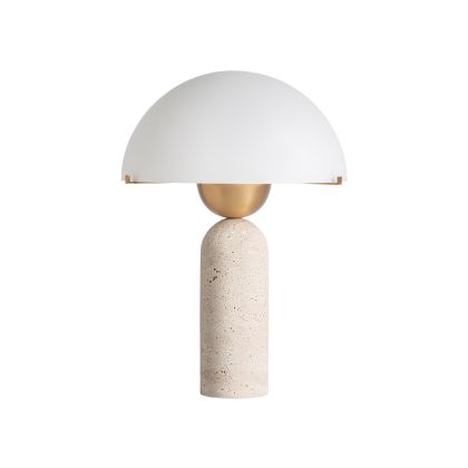 Beige Marble Gold Iron Table Lamp, 44 Cm Beige Marble Gold Iron Table Lamp, 44 Cm