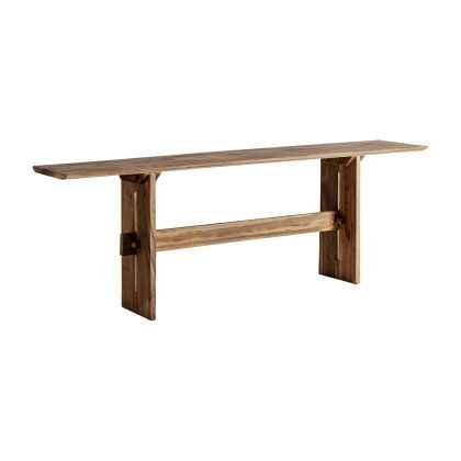 Consola Madera Recuperada 214X40X72 Natural Marrón