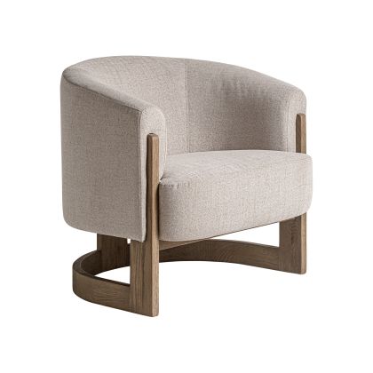 Sillón estilo nórdico color beige