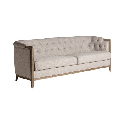 Sofá vintage 3 plazas color beige