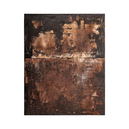Cuadro Tonos Marrón Artesano,150 Cm