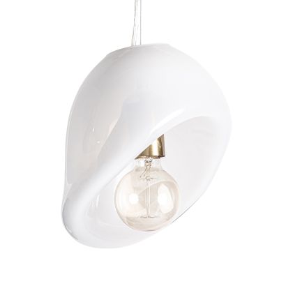 Lámpara de techo naia art decó color blanco oro 