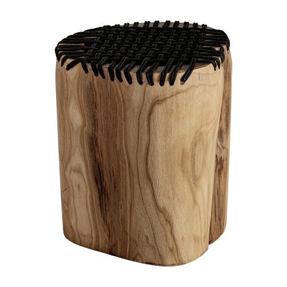 Mesa Auxiliar Obernai Cuerda Negro