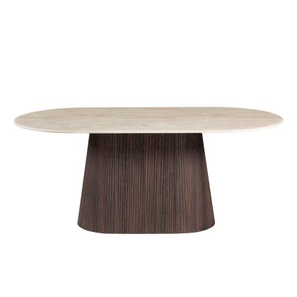 Mesa comedor verona moderna marrón beige