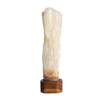 FIGURA DECORATIVA Cristal Marfil Madera, 40 Cm
