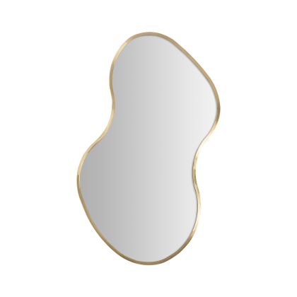 Espejo Rinhe Ondulado Acero Oro Espejo, 109 Cm