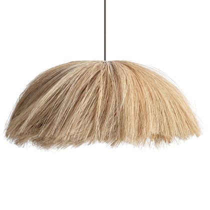 Lámpara de Colgar SHIMA Hierba Marina Marrón Claro, 51 cm