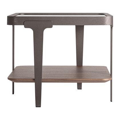 Gehofen Square Brown Wood Side Table, 60 Cm Gehofen Square Brown Wood Side Table, 60 Cm