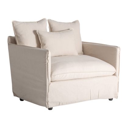 Sillón VALDIVA  beige contemporáneo