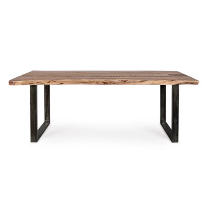 Espejo en resina rosa palo 80 cm