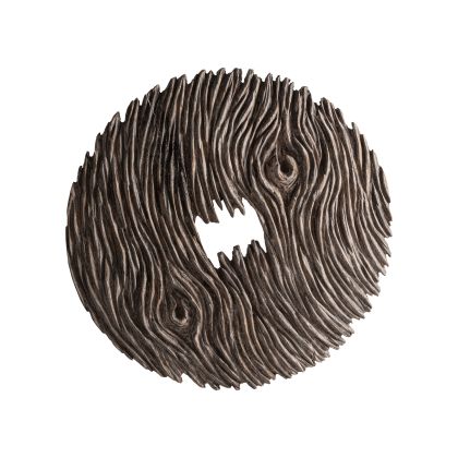 Panel decorativo en madera de suar marrón 90 cm