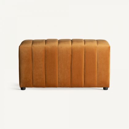 Pie cama marsa vintage color ocre