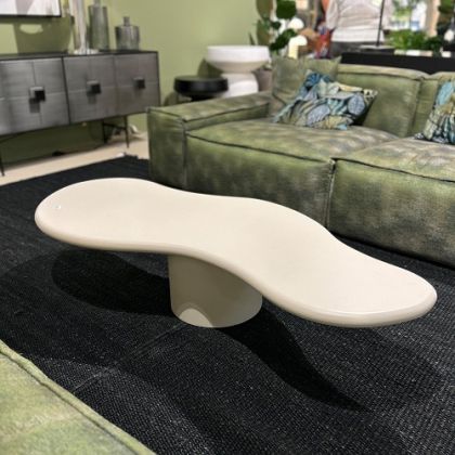 MESA DE CENTRO 160x70x35 PIEDRA CREMA