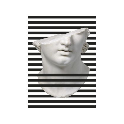Cuadro Contemporáneo en Metacrilato Blanco y Negro.
