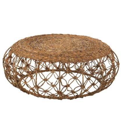 Iron Banana Leaf Coffee Table, Ø60 Cm