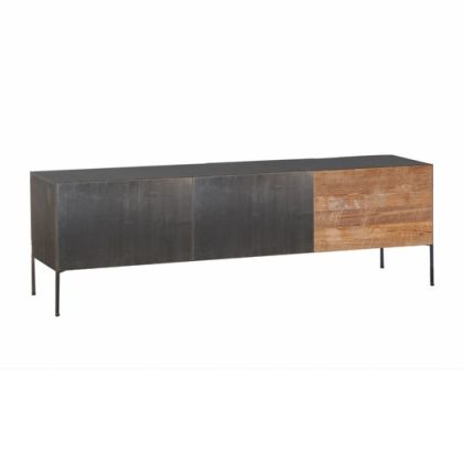 Mueble TV Industrial Teka Acero Lacado, 166 Cm 