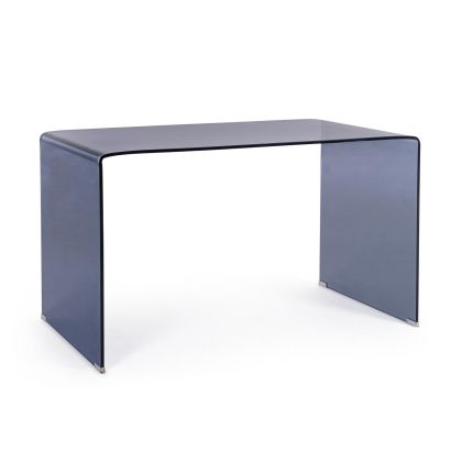 Tempered Glass Desk, 126 cm