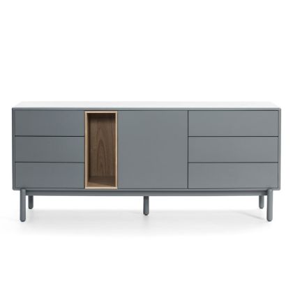 Aparador DM Lacado Gris Perla, 180 Cm