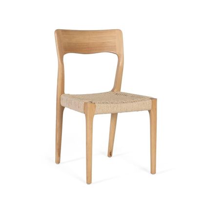 Silla nórdica Cuerda crudo madera