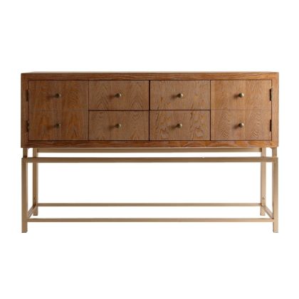 Aparador Natural Oro Envejecido, 132 Cm