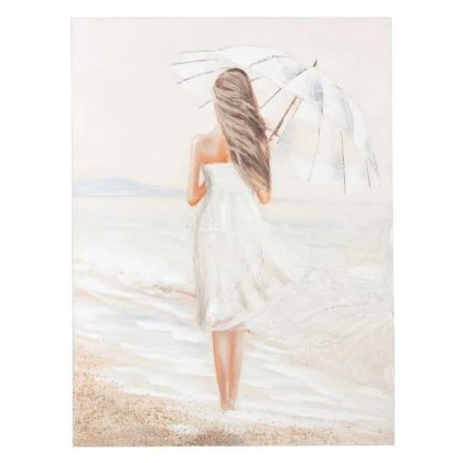 Pintura  Mujer Lienzo Decoración 90 Cm