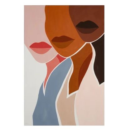 CUADRO MUJERES CALDERA LIENZO 100 Cm