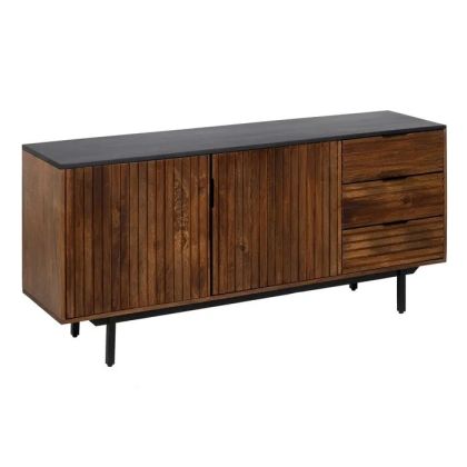 Aparador Diseño Tablillas Estilo Vintage-Industrial, 160 Cm
