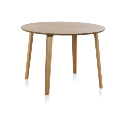 Mesa Comedor Nórdica Madera Natural Ø 110 Cm