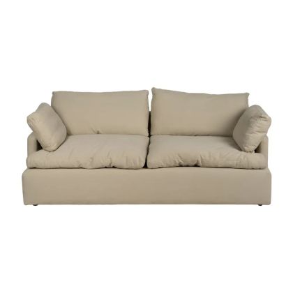 Sofá 3 Plazas Tapizado Beige, 212 X 100 X 83 Cm