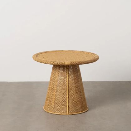 Mesa Auxiliar Bambú Natural, 59 X 59 X 49'50 Cm