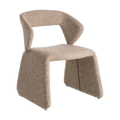 Sillón de Diseño Tejido Beige Jaspeado 59 X 63 X 81 Cm