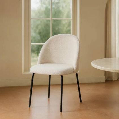 Silla Crema Metal Contract, 49 X 48 X 80 Cm