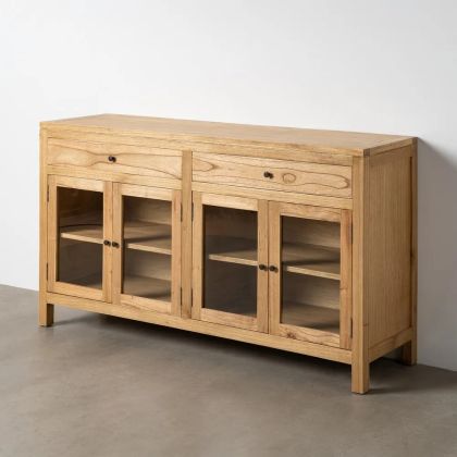 Aparador Madera Mindi Natural, 160 X 45 X 89 Cm