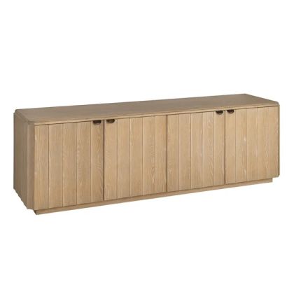 Aparador Madera Roble Natural, 208 X 54 X 65'50 Cm