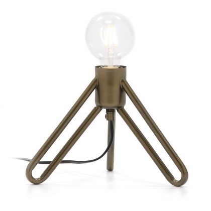 Table Lamp 24x23x19 Golden Metal