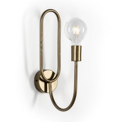 Wall lamp 10x26x41 Gold Metal