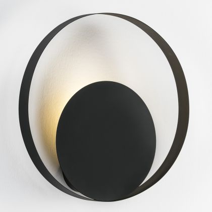 Wall lamp 50x11x50 Black Metal