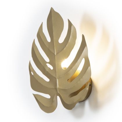 Wall Lamp 27x12x35 Gold Metal