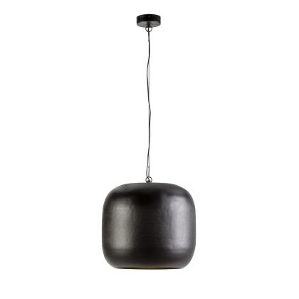 Ceiling Lamp 40x40x38 Black Metal