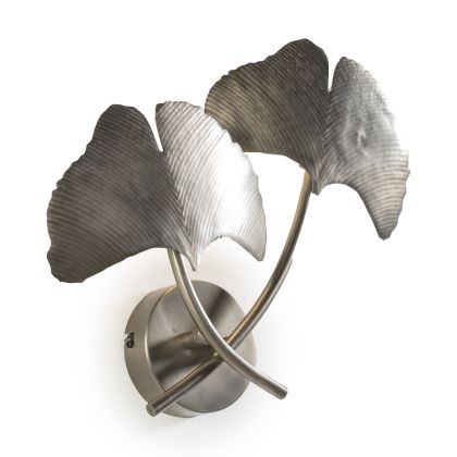 Wall Sconce 43x9x40 Nickel Metal