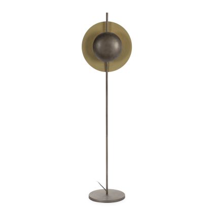 Lámpara de Pié 40x30x150 Metal -- Laton Envejecido/Bronce Envejecido