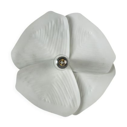 Wall Sconce 28x28x9 Metal -- Antiqued White