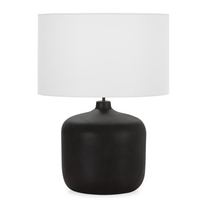 Table Lamp without shade 33x33x45 Metal -- Burnt Wood