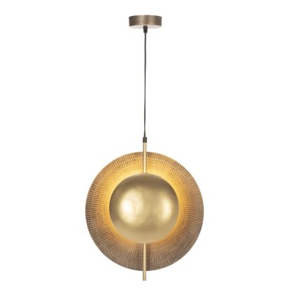 Lámpara de Techo 41x11x48 Metal -- Dorado